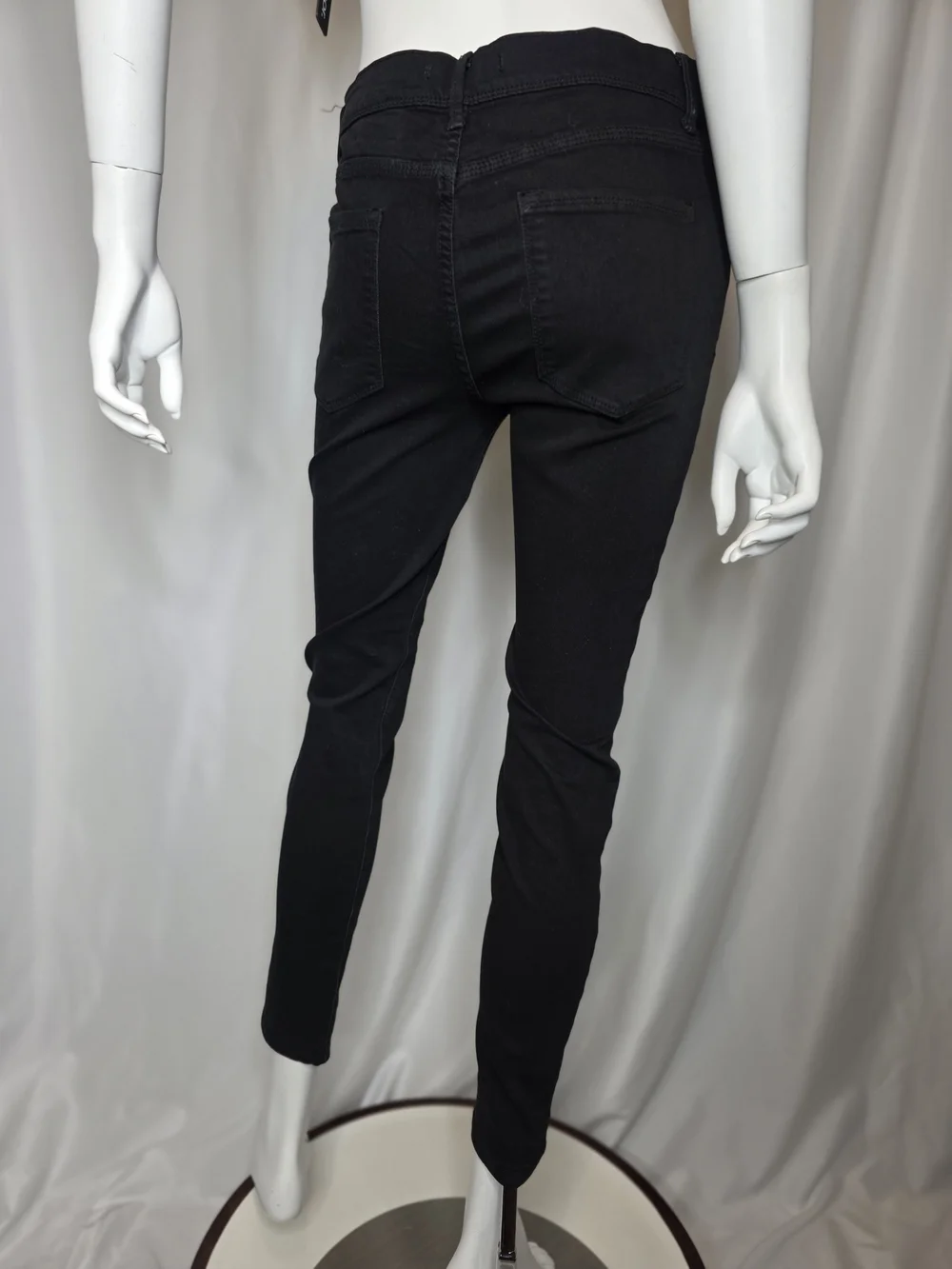 Free People Black High-Rise Skinny Jeans